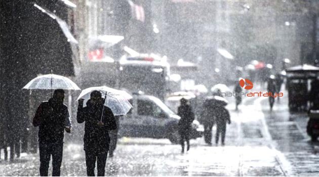 Meteoroloji'den sağanak yağış uyarısı | Antalya hava durumu, Isparta hava durumu, Burdur hava durmu, yurtta hava durumu