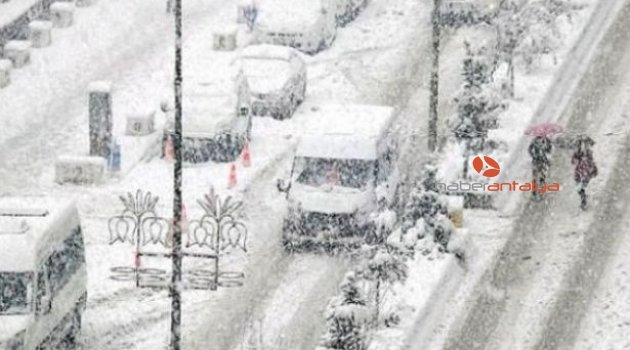 Meteoroloji'den yoğun kar uyarısı! (Antalya hava durumu, Adana hava durumu, Bursa hava durumu, Ankara hava durumu, İstanbul hava durumu)