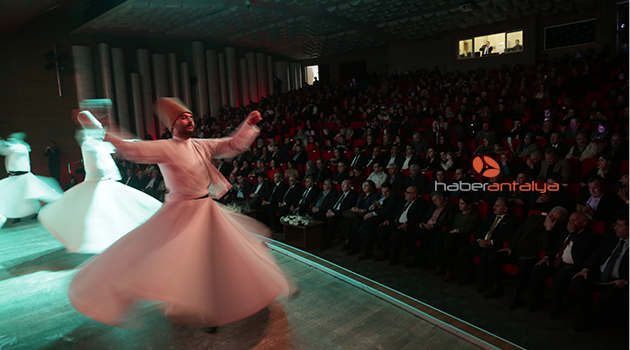 Mevlana Antalya'da anıldı