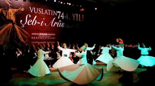 Mevlana 'Şeb-i Arus' ile anıldı