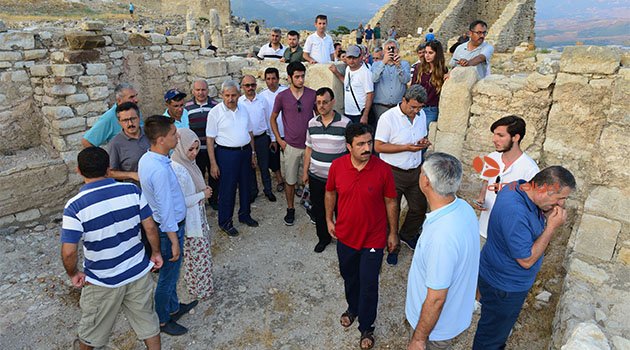 Milli Eğitim Müdürleri antik kenti gezdi