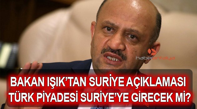 MİLLİ SAVUNMA BAKANI’NDAN SURİYE AÇIKLAMASI