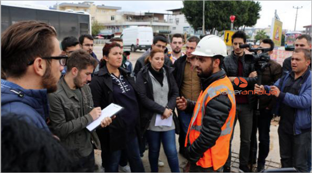 Mühendis adayları raylı sistem projesini inceledi