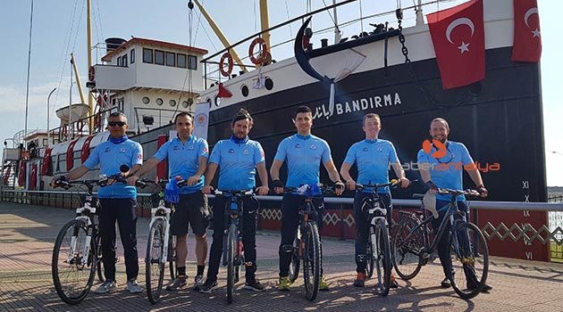 Muratpaşa bisikletçileri Samsun’da