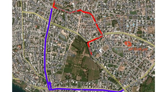 Narenciye Caddesi güney aksı trafiğe kapatılacak