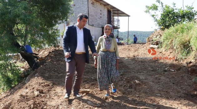 Neziha Teyze’nin 60 yıllık yol sorunu çözüldü