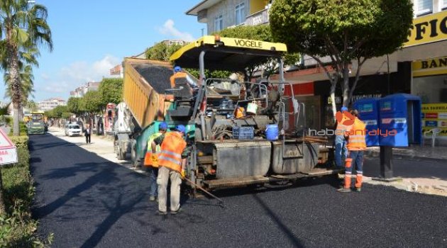 O cadde yenileniyor