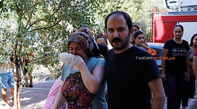 Ocakta unuttuğu yemekten çıkan yangın ağlattı