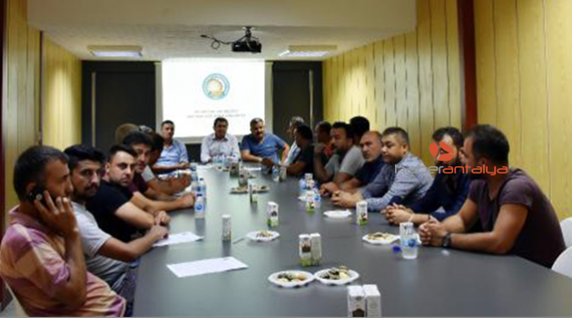 Oda başkanı sanayi esnafıyla buluştu