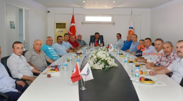 Oda başkanları Kumluca'da toplandı