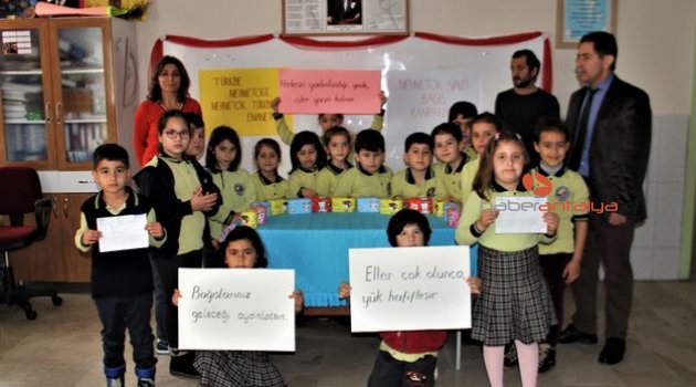 Öğrencilerden Afrin’deki Mehmetçik’e destek