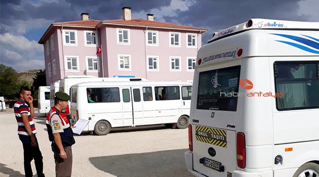 Okul servislerine denetim