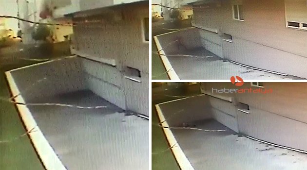 Ölü bulunan turizmcinin balkondan düşme anı kamerada