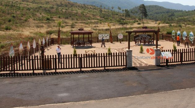 Olympos’ta yangın hafıza noktası oluşturuldu
