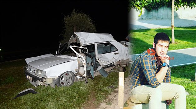 Otobüsle çarpışan otomobilin sürücüsü öldü, arkadaşı yaralı