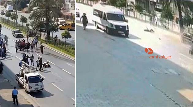 Otomobille motosiklet çarpıştı: 2 ağır yaralı