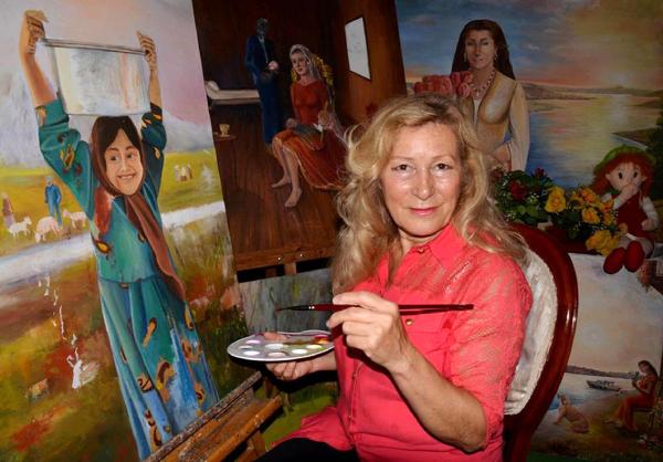 PADİŞAH TORUNU RESSAM, SERGİYE HAZIRLANIYOR