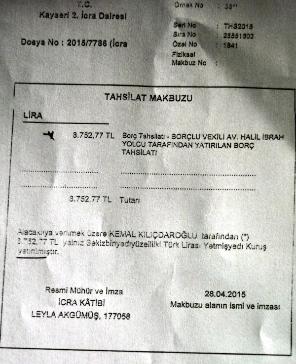Para Cezası Ödendi, Kılıçdaroğlu Hakkındaki Haciz İşlemi Kalktı