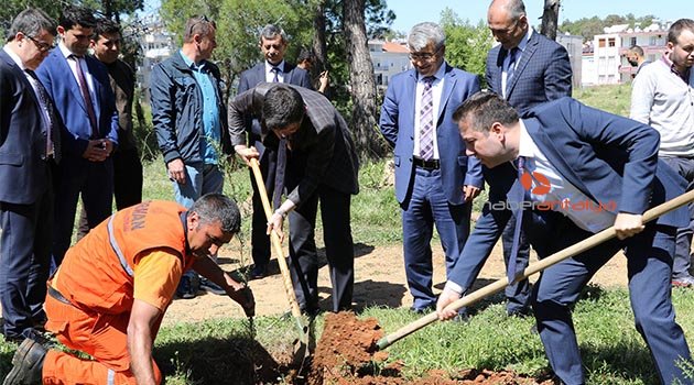 Polis Haftası'nda fidan dikimi