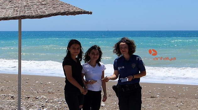 Polisten vatandaşa boğulma uyarısı