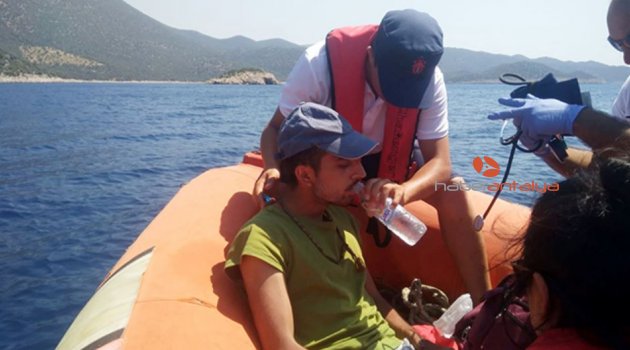 Rahatsızlanan tatilciye acil müdahale