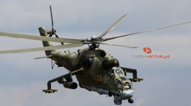 RUS HELİKOPTERİ DÜŞTÜ