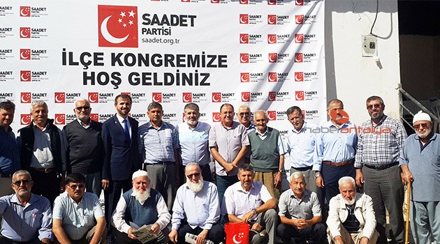Saadet Partisi Kaş'ta seçim