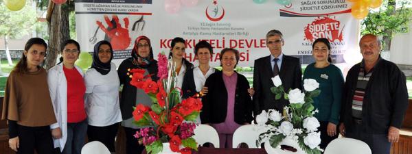Sağlıkta Şiddete Dikkati Çektiler