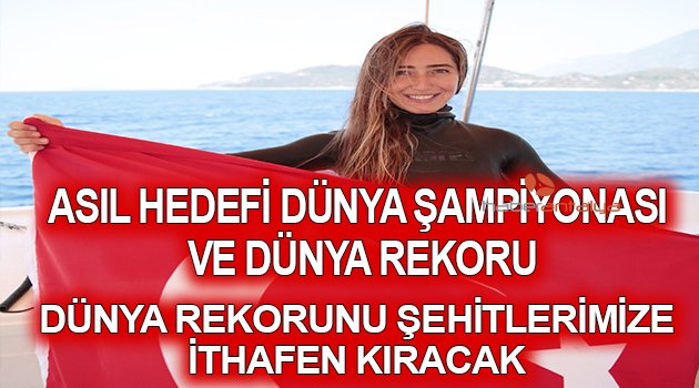ŞAHİKA ERCÜMEN’DEN ANTALYA’DA BİR TÜRKİYE REKORU  DAHA