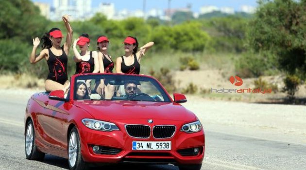 Şahin İnan yaz klibini Antalya'da çekti
