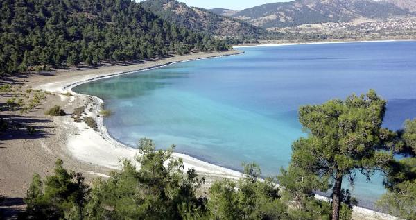 Salda Gölü'nde Bisiklet Şenliği