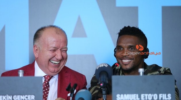 SAMUEL ETO’O GİDİYOR MU? GÜLTEKİN GENCER NE DEDİ….