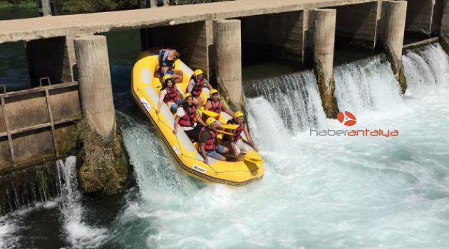 Şehrin ortasında rafting keyfi!