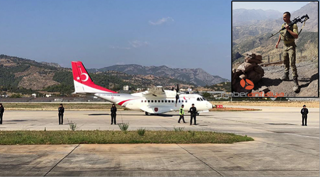 Şemdinli şehidi Yusuf Önder'in cenazesi, Antalya'ya getirildi