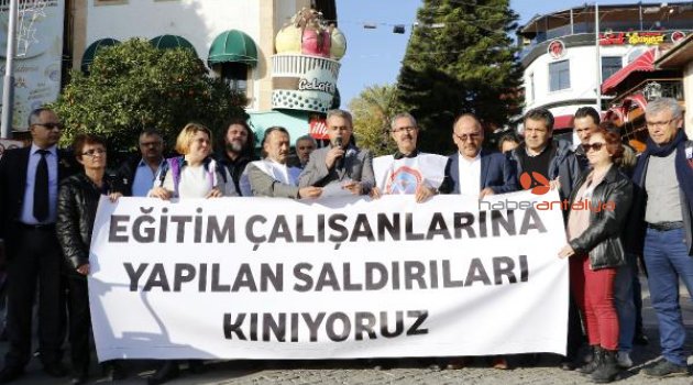 Sendikalardan 'eğitimcilere saldırı' tepkisi