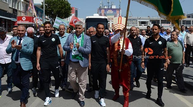 Serik Belediyespor'a mehterli uğurlama