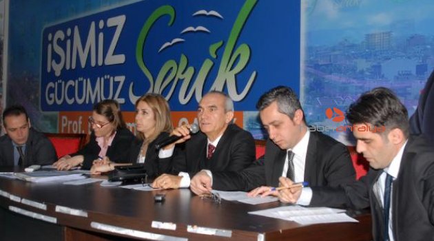 Serik'te hızlı tren bilgilendirme toplantısı