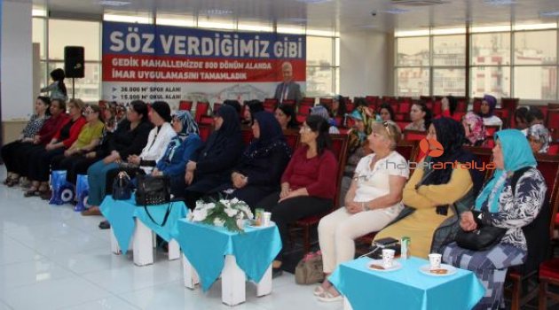 Serik'te kadınlara hakları anlatıldı