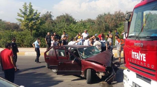 Serik'te kaza: 1 yaralı