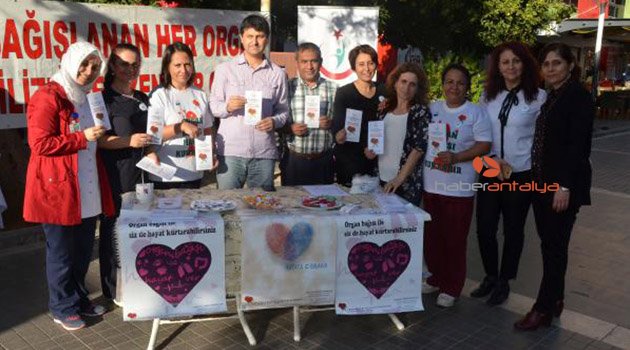 Serik'te organ bağış etkinliği