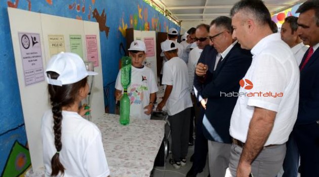 Serik'te TÜBİTAK Bilim Fuarları açıldı