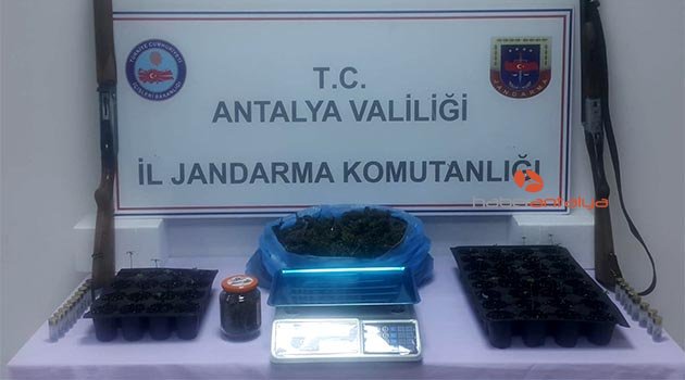 Serik'te uyuşturucu operasyonu