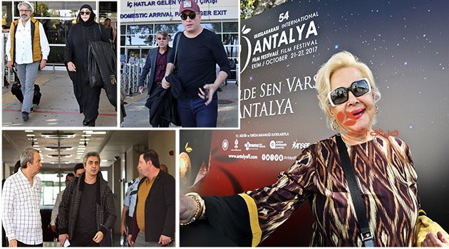 Sinema yıldızları Antalya'da