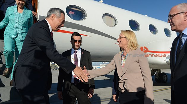 SİNGAPUR BAŞBAKANI LOONG ANTALYA’DA