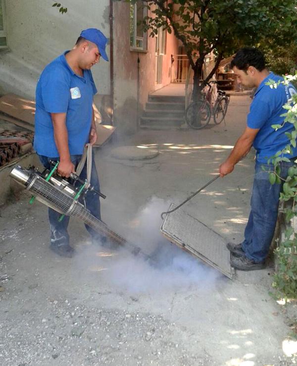 SİVRİSİNEKLE MÜCADELE SÜRÜYOR