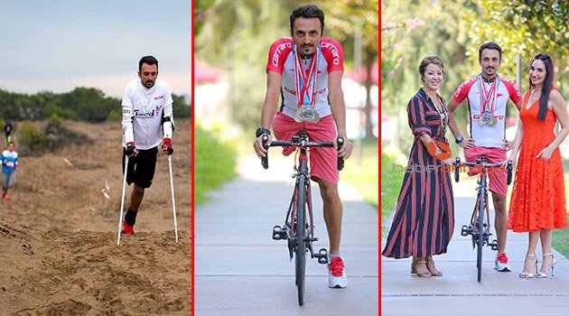 Sporcu 'protez bacağı' hayali için gün sayıyor