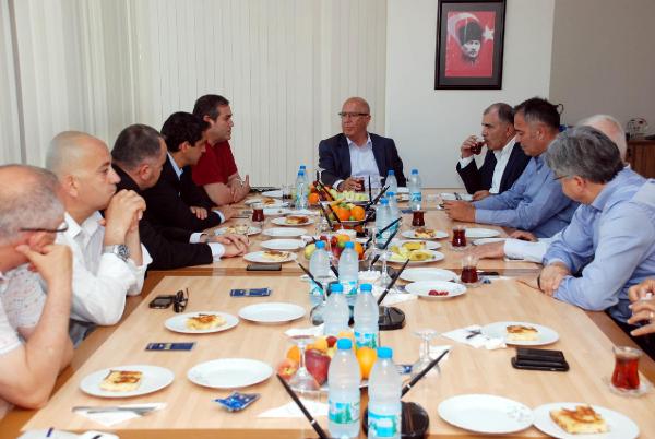 AKTOB'U ZİYARET ETTİ