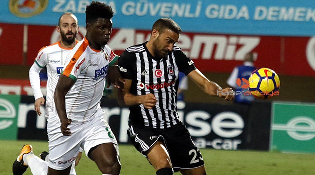 Süper Lig: Aytemiz Alanyaspor: 1 - Beşiktaş: 2