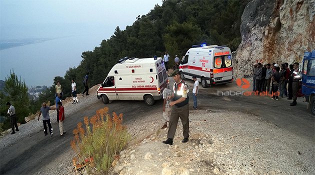 SURİYELİ İŞÇİLERİ TAŞIYAN MİNİBÜS UÇURUMA YUVARLANDI: 6 YARALI