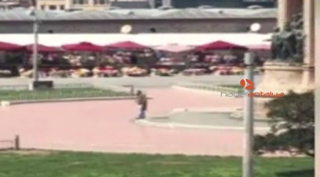 TAKSİM'DE KORKU DOLU DAKİKALAR